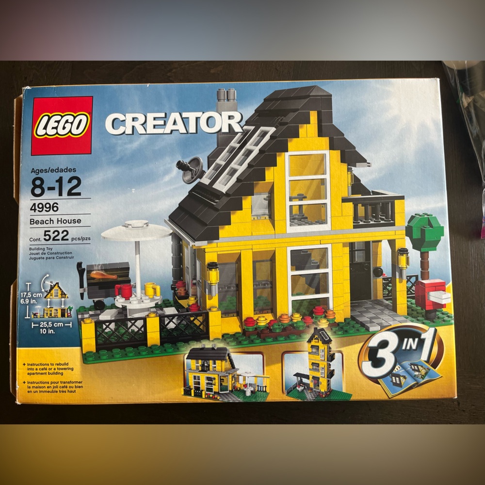 LEGO Creator 3-in-1 Beach House Building Set 4996